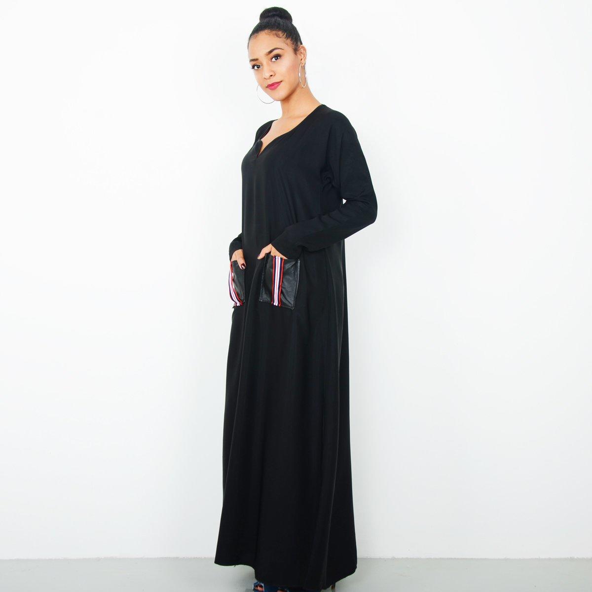 Duo Leather  Cruise Abaya  RoyaleDemure